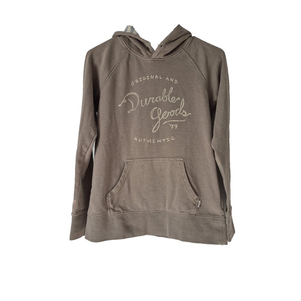 Burton‎  Hoodie Mens XS Gray Durable Goods Long Sleeve Kangaroo Pocket Outdoor